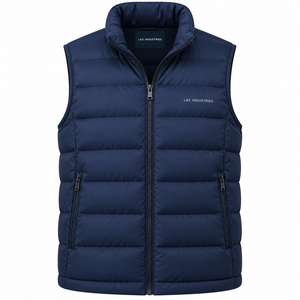 Slim Fit <b>Men's</b> <b>Gilet</b> Jacket <b>White</b> Color Crew Neck Side Pocket Body Warmer Sleeveless Coat Breathable Winter OEM Serviced - Product Image 5
