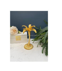 Portavelas de latón indio hecho a mano para altares caseros tradicionales, arreglos románticos para cenas o uso sagrado - Product Image 4