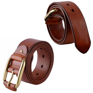 Cinturones de Cuero Hechos en Pakistán, Cinturones Casuales Unisex de Cuero Puro, Precio al por Mayor, Logotipo Personalizado, Cinturón de Cuero Elegante para Hombre - Product Image 2