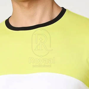 Camiseta de algodón 100% de último estilo y nuevo diseño, ropa urbana con logo impreso personalizado, corte holgado, precio al por mayor para hombre - Product Image 4