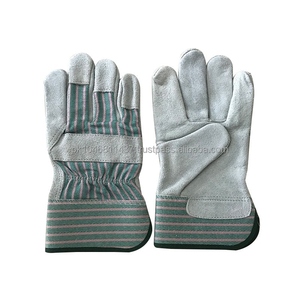 Gants de travail en cuir de vachette pleine fleur haute performance, doux et confortables, pour la construction et la sécurité (type Rigger canadien) - Product Image 5