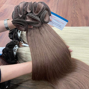 Extensions de cheveux tissés à la main Black Friday 2025, 100% cheveux vierges humains vietnamiens, couleur personnalisée, cheveux vierges - Product Image 5