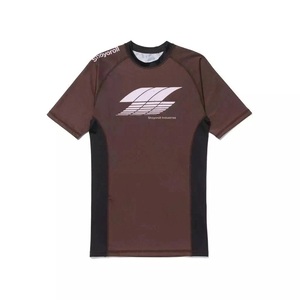 Rashguard de compresión de manga corta para hombre, para BJJ, MMA, Jiu Jitsu, lucha libre, sublimado. - Product Image 1