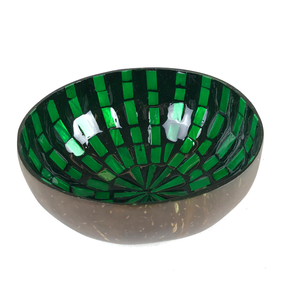 Tazón de coco lacado ecológico y colorido de alta calidad, sostenible, para servir ensaladas y frutas, para cocina y restaurantes. - Product Image 6