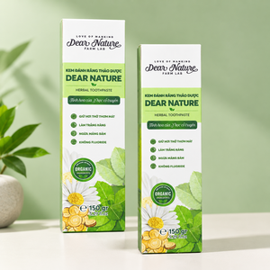 Caja de Papel para Pasta Dental Herbal Personalizada de Fábrica en Vietnam, Caja de Empaque Ecológica - Product Image 2