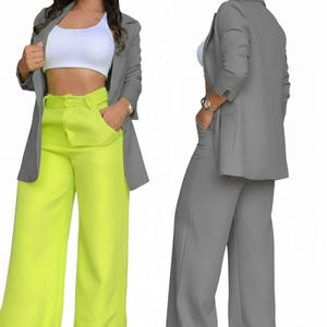 Blazer para Mujer, el Más Popular, Color Sólido, Manga Larga, un Solo Botón, Blazers de Oficina, Traje para Mujer, Chaquetas de Negocios para Mujer - Product Image 4