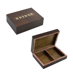 Hộp Thẻ Sang Trọng Tùy Chỉnh Thiết Kế Và Đánh Bóng Hoàn Thiện Vuông Đánh Bóng Và Sơn Đồ Trang Sức Hộp Gỗ Tự Nhiên DIY Hộp Lưu Trữ Bằng Gỗ - Product Image 4