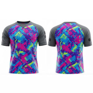 Maillot de gardien de but personnalisé à manches courtes pour équipe – Tenue professionnelle d'entraînement et de match respirante et anti-humidité, grandes tailles, 100 % coton - Product Image 1