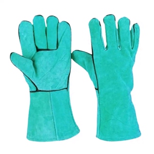 ถุงมือหนังวัวแท้แบบหนาพิเศษสำหรับงานเชื่อม ป้องกันความร้อน ป้องกันประกายไฟ ป้องกันอัคคีภัย สำหรับงานอุตสาหกรรม ป้องกันสำหรับช่างเชื่อม - Product Image 2