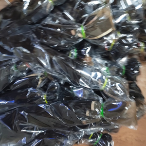 Cabello Humano Virgen Premium Crudo con Cutícula Alineada, Cabello Indio Negro Natural, Venta al por Mayor, 100g, Doble Trama a Máquina, Donante Único, Todo SV3 - Product Image 3