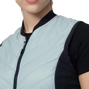 Chaleco de mujer de diseño personalizado, a la moda para invierno, cortavientos, de softshell, cálido, precio al por mayor. - Product Image 4