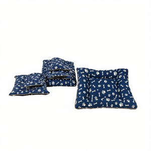 Ensemble de trois pièces pour lit d'animal Yommy, tapis pour chien en coton, M L XL, base imperméable antidérapante - Product Image 2