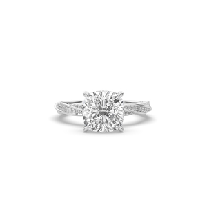 Best 4 Ct Lab grown Cushion Cut Diamond <b>Ring</b> <b>925</b> <b>Silver</b> Gold Unique Style Lightweight Engagement <b>Ring</b> for Women - Product Image 1