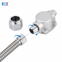 Raccord rapide en acier inoxydable 201 avec filtre à gaz intégré pour chaudière murale – Accessoires de raccordement de conduite de chauffage