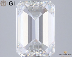 เพชร CVD ขนาด 5.00 กะรัต สี F ความสะอาด VS1 รูปทรงเอเมอรัลด์ พร้อมใบรับรอง IGI สำหรับเครื่องประดับสไตล์โมเดิร์นคลาสสิก - Product Image 6
