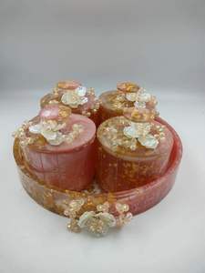 Pot en résine époxy personnalisé avec couvercle pour le rangement en cuisine, les bonbons, les fruits secs, l'emballage cosmétique et la décoration intérieure - Fournisseur en gros - Product Image 6