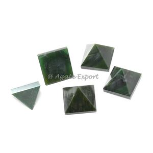 Sombre Vente en gros Naturel Cristal Pyramide Petite Aventurine Verte Polie AGATE Pierre de Guérison Pyramide pour Reiki Feng Shui Décor - Product Image 1