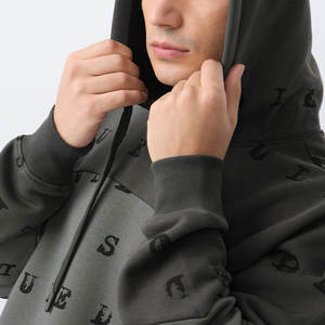 Sudadera con Capucha de Invierno para Hombre, Personalizada con Logotipo, Teñida, Forrada de Poliéster, Manga Larga, Talla Grande, Color Sólido, Secado Rápido, Venta al Por Mayor - Product Image 4