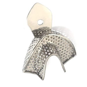 Bandeja de Impresión Dental Inferior Perforada de Azicon - Bandeja de Impresión Dental Mandibular de Acero Inoxidable Reutilizable y Autoclavable para Alginato - Product Image 6