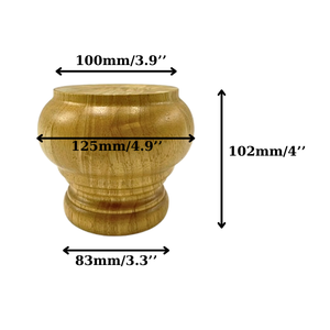 Classic Turned Solid Wood Furniture Leg Elegant Vintage Decorative Design for Sofa Cabinet Coffee Table - Product Image 3