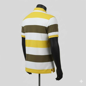 Chemises personnalisées imprimées unies en coton élasthanne respirant de haute qualité, unisexe, à manches courtes, avec logo personnalisé, prix compétitif - Product Image 4
