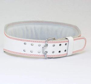 New Arrival Cowhide Leather Weightlifting <b>Belt</b> 7 mm Gym Workout Back Support <b>Belt</b> Custom Design Adjustable Weight Lifting <b>Belt</b> - Product Image 6