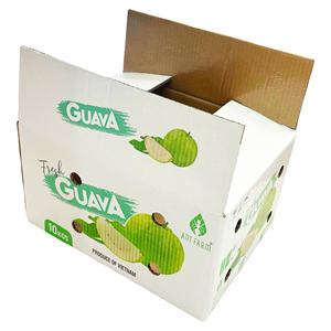 Caja Plegable Cuadrada de Cartón Corrugado de 5mm de Grosor, Fabricada con Materiales Reciclados, Multicolor, con Ranuras y Recubrimiento UV para Envasado de Jugos (OEM) - Product Image 2