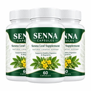 Cápsulas de Senna de Marca Privada OEM, 500 mg, 60 Unidades, Cápsulas Veganas de Senna Premium, Suplemento Dietético Natural para el Bienestar Digestivo - Product Image 2