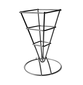 Soporte Metálico para Papas Fritas, Cono para Exhibir Aperitivos y Pollo Frito, Soporte de Alambre para Cocina, Restaurante y Fiestas - Product Image 4