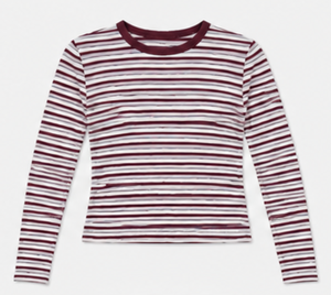 Camiseta de algodón estampada a rayas de 200 gramos para mujer, diseño personalizado, camisetas de hermandad 100% algodón, camisetas griegas - Product Image 3