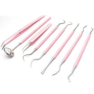 Kit Completo de Instrumentos para Cuidado Dental |   Herramientas Manuales de Acero Inoxidable Aprobadas por Higienistas |   Reutilizable con Certificación CE |   Marca Privada - Product Image 1