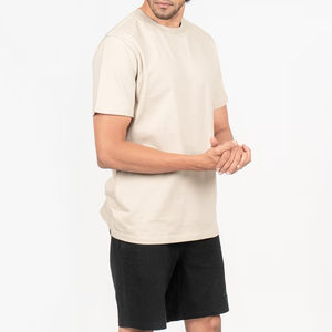 Camiseta Deportiva de Cuello Redondo de Alta Calidad para Hombre, 100% Algodón, Personalizable, Antiarrugas, Cómoda, Lisa - Product Image 3