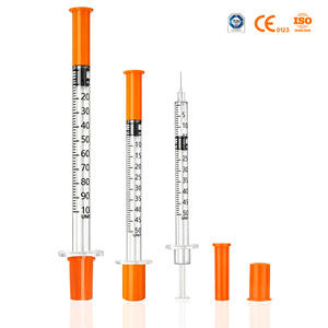 <span class=keywords><strong>Jeringa</strong></span> de <span class=keywords><strong>Insulina</strong></span> Desechable Estéril TEXNET de Clase II, Volumen de <span class=keywords><strong>1</strong></span> <span class=keywords><strong>ml</strong></span>, con Diversas Agujas, Certificación CE - Product Image 1