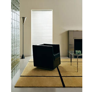 Alfombra de Lana Hecha a Mano, Alfombra de Lujo con Diseño Bauhaus |   Alfombra Cuadrada Grande Personalizada |   Arte Contemporáneo para Piso de Lana que No Suelta Pelusa - Product Image 5