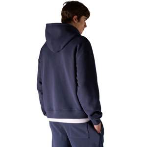 Conjunto Casual de Sudadera con Capucha y Pantalones Deportivos para Hombre, en Algodón Suave, Estilo Urbano, Color Azul Marino, Ropa Deportiva - Product Image 5