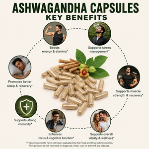 Cápsulas de Ashwagandha OEM 500mg, Ashwagandha Pura Sin Gluten, 60 Cápsulas para Aliviar el Estrés y Aportar Energía para Hombres y Mujeres - Product Image 2