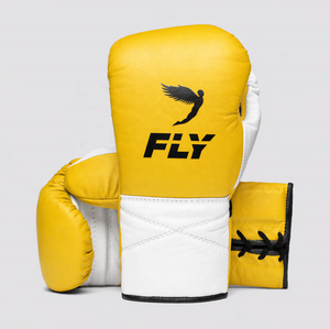 Guantes de Boxeo Profesionales de Alta Calidad, Cuero Vacuno Genuino, Ligeros, Transpirables, con Cierre de Cordones, CP-BG-233 - Product Image 4