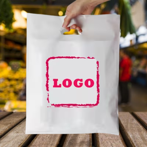 High Resistance Poly <b>Bags</b> HDPE Plastic Packaging Custom Logo <b>Waterproof</b> Durable Hai Ha Packaging <b>Drawstring</b> Export Supplier - Product Image 1
