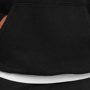 Sweat-shirt à col rond noir pour homme, de qualité supérieure, coupe ample, en molleton épais, style streetwear décontracté - Product Image 6