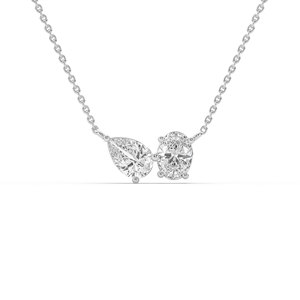 Brillante Colgante de Diamante Cultivado en Laboratorio de 2 Quilates con Corte Pera para Mujer, Plata 925, Oro, Lujo, Certificado IGI, Estilo Único, Ligero - Product Image 3