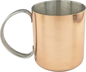 Taza Moscow Mule, Elegante Taza de Cobre Martillado con Asa Resistente para Servir Bebidas en Cocina, Bar, Restaurante, Hotel - Product Image 6