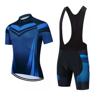 Conjunto de Ropa de Ciclismo Personalizada de Manga Corta para Hombre, Uniforme para Bicicleta, Camisetas Sublimadas Unisex - Product Image 2