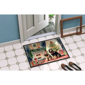 Otterhound Cozy Christmas Paillasson antidérapant lavable à poils bas 24H X 36W Intérieur Extérieur Paillasson pour entrée - Product Image 4