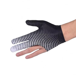 Gants de snooker unisexes Geo Brothers, logo personnalisé, couleur personnalisée, impression laser, polyester/lycra de haute qualité, antidérapants, protection UV - Product Image 2