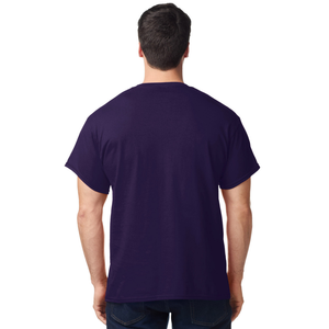 Camiseta de algodón para hombre, informal, de manga corta, cuello redondo, cómoda para uso diario, básica, en color Grava. - Product Image 3