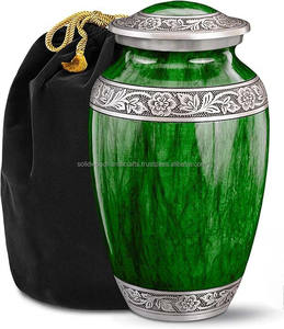 Urnes funéraires décoratives en laiton pour cendres adultes Urnes faites à la main pour urnes décoratives pour hommes et femmes Urnes funéraires - Product Image 3