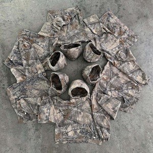 Sweat à capuche surdimensionné pour homme, coupe courte, 100% coton, 500 g/m², épais, imprimé camouflage, logo personnalisé, style streetwear. - Product Image 4