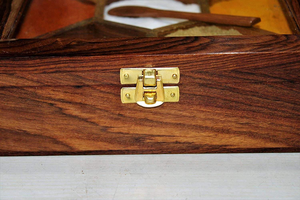 Artisan Wooden Kitchen Spice Organizer with Multiple Sectioned Compartments for Masala <b>Herbs</b> Seeds and Seasonings Spice Tools - Product Image 4