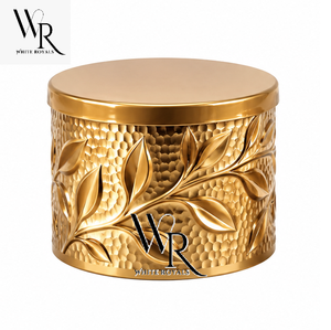 High Quality Cake Stands With Handmade Leaf Pattern Gold Plated Cake stand For Cake Desert Server Home Bakery & Restaurant Use - Product Image 1