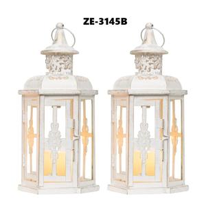 Porte-bougie artisanal en acier inoxydable avec effet martelé antique, design lanterne, décoration d'intérieur, support à bougie par Zahid Exports - Product Image 1